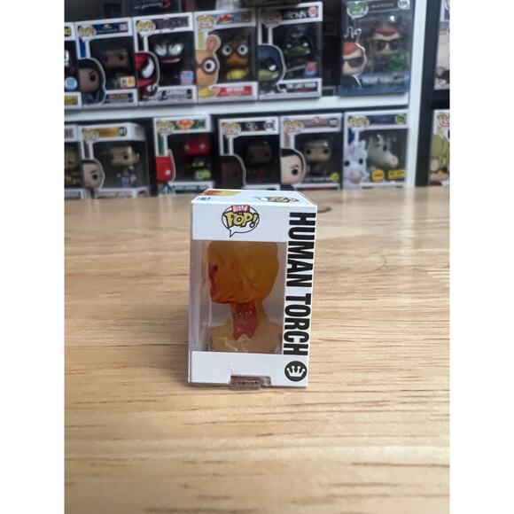 LE BITTY Human Torch Fantastic Four Funko Pop #1517 Marvel MCU F4 SDCC 4 Storm - Picture 4 of 6